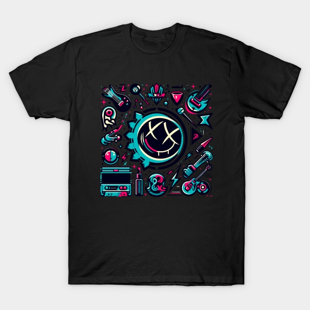 Auditory Insurrection: Punk Rock Vector Design T-Shirt by diegotorres